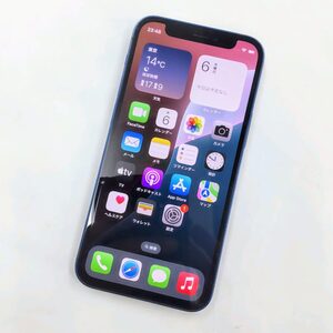 中古 iPhone12mini 64GB　MGAP3J/A ブルー SIMフリー バッテリー87％　判定〇