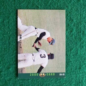 カルビー 1973年復刻版 プロ野球カード　読売ジャイアンツ 王 貞治 　長嶋 茂雄/2000年/ベースボールカード