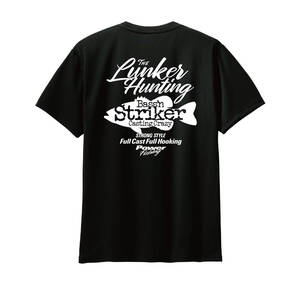 ☆ ランカーハント バス釣りTシャツ ブラックバス／ルアーフィッシング／ドライTシャツ