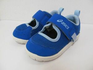 (57387)asics　アシックス　アンフィビアン　BABY　SR3　サンダル　スニーカー　ブルー　13.5㎝　USED