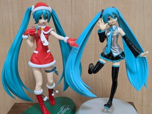 クリスマス初音ミク&SEGA 初音ミク - Project DIVA- X HD スーパープレミアムフィギュア ◎箱なしプライズ フィギュア