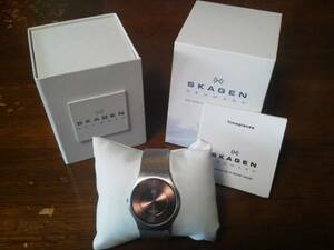 【日本限定モデル/シリアルナンバー入り】 SKAGEN スカーゲン ウルトラスリム 腕時計 桜色 233LSSCHP
