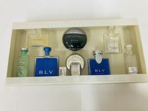 【5d301】 BVLGARI ブルガリ ミニ香水 香水 フレグランス ブルー/アクア プールオム他 8点セット まとめて 大量 フレグランス TA メンズ 