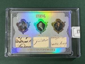 50枚限定 2024 Eternal Cuts Archimedes Gauss Newton アルキメデス ガウス ニュートン 手書部分 レリックカード Relic Card