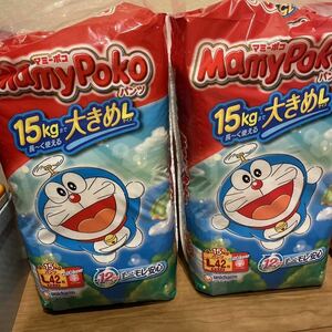 マミーポコパンツ 2セット おむつ　大きめLサイズ　ユニチャーム　ドラえもん　送料無料　即決　匿名配送