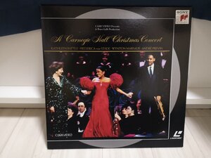 ■3点以上で送料無料!!レーザーディスク JAZZ SLRM988 A CARNEGIE HALL CHRISTMAS CONCERT LD991NT