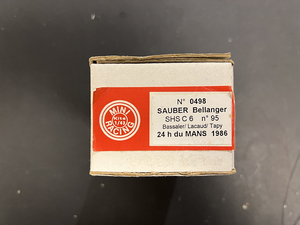 1/43 SAUBER C6 LM 1986 (MINI RACING) 