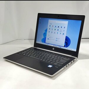 ▼中古良品1円～▼HP ProBook 430 G5 Core i5-8250U メモリ8GB M.2 SSD256GB 13.3型HD USB3.0 Wi-Fi カメラ Win11pro HDMI SIM対応 0517-L