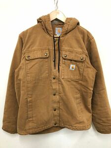 (22) Carhartt アクティブジャケット M キャメル カーハート carhartt ワーク ジャケット 裏ボア ボア裏地