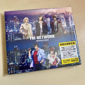 ■CD+Blu-ray TM NETWORK Whatever Comes 初回生産限定盤 ステッカー付き 40周年 シングル 美品 即決