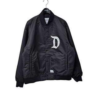 ダブルタップス WTAPS 23SS TEAM JACKET NYLON TWILL DSQD チームジャケットスタジャン 231TQDT-JKM01 サイズ:3 8047000104842