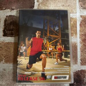 56★レスミルズ★Lesmills★DVD★CD★中古品★BodyPump★ボディパンプ56　★英語コレオノート★箱に傷有★汚れあり★再生確認済★3点セット