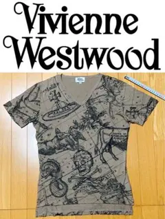 新品 Vivienne Westwood MAN 星座 オーブ柄 Tシャツ 46