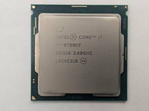 簡易チェック済み Intel Core i7-9700KF 3.6GHZ LGA1151 内蔵グラフィック無しモデル