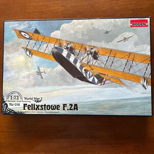 Roden 1/72 Felixstowe F.2A(箱未開封):第一次大戦