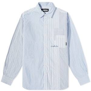 NEIGHBORHOOD CUT SP / C-SHIRT . LS BLUE L / ネイバーフッド シャツ ストライプ 長袖 221AQNH-SHM07 2022SS