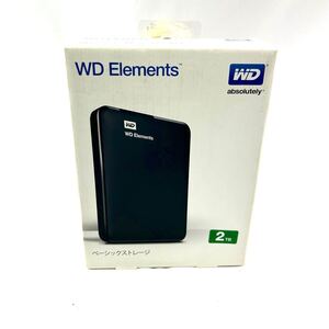 1円【最高級】2TB WD Elements Portable ポータブルHDD Western Digital WDBU6Y0020BBK-0B ハードディスク