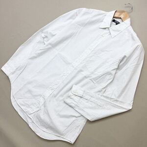 コムデギャルソン オムドゥ ☆ COMME des GARCONS HOMME DEUX ドット ホワイト 長袖 シャツ S モード スーツスタイル インナーに◎■S413