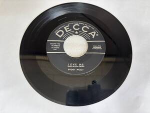 Buddy Holly/Decca 9-29854/Love Me/Blue Days-Black Nights/1956