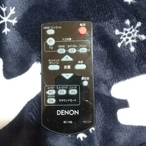 ★ DENON デノン RC-1155 DHT-S412/DHT-S413/DHT-S311/DHT-S313用 シアター用リモコン 純正