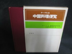 中国料理便覧　箱破れ有・書込みシミ日焼け有/DEA