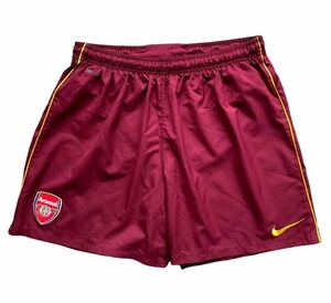 美品!! 希少!! NIKE Arsenal 2010-2011 ナイキ アーセナル サッカー フットボール ハーフパンツ ショーツ size L ビンテージ VINTAGE