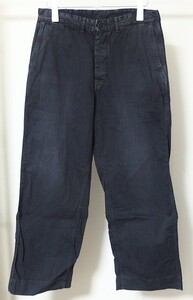 WAREHOUSE ウエアハウス Lot 1210 MILITARY HERRINGBONE UTILITY PANTS USED WASH ミリタリー ヘリンボーン ユーティリティ パンツ W34