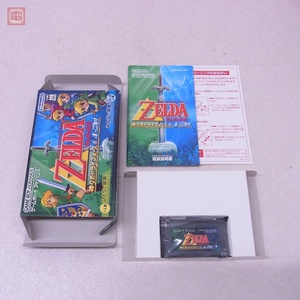 動作保証品 GBA ゲームボーイアドバンス ゼルダの伝説 神々のトライフォース&4つの剣 THE LEGEND OF ZELDA 任天堂 Nintendo 箱説付【10