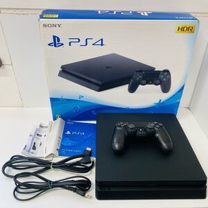 【動作美品】SONY PlayStation4 PS4 CUH-2200B B01 プレイステーション4 ジェットブラック プレ4 ソニー ゲーム機 箱付き