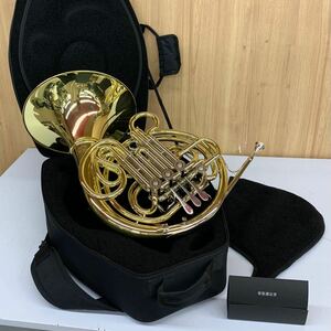 【H0】 Wenzel Meinl 205CLT フルダブルホルン CLTシリーズ 薄ベル ヴェンツェル マインル ケース 205-T 金管楽器 Used 2480-136