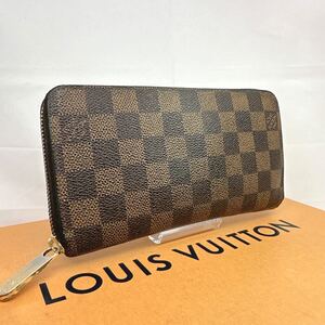 t779 ルイヴィトン LOUIS VUITTON ダミエ 長財布 ジッピー ラウンドファスナー N41661 シリアルナンバー CA4161男女兼用