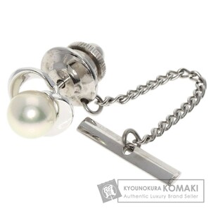 MIKIMOTO ミキモト パール 真珠 タイピン シルバー メンズ 中古