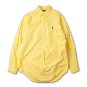 1990s ラルフローレン シャツ Ralph Lauren YARMOUTH Button Down Shirts Lemon Yellow