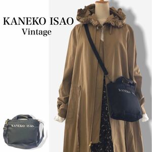 947 KANEKO ISAO カネコイサオ 軽量 ミニショルダーバッグ 黒 ブラック Vintage ヴィンテージ 80