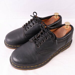 ドクターマーチン UK7/25.5cm-26.0cm/5ホール 黒 ブラック ブーツ メンズ レディース dr.martens 中古 古着 dm3677