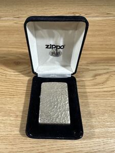 ［K-170］ジッポー ZIPPO 2015 ハンマーストーン スターリングシルバー ジッポ ライター