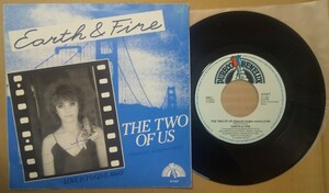 1980年代初頭盤 Earth & Fire/The Two Of Us (Special Single-Remix)/アース・アンド・ファイアー 蘭 Orig 7inch サイケ ガレージ プログレ
