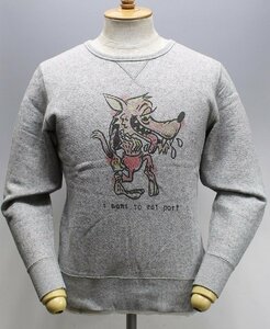 LUCKY RUDY (ラッキールーディ) R MODELS クルーネックスウェット 美品 グレー size M