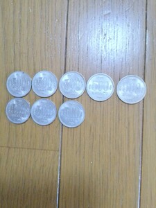 500円硬貨 昭和57年　白銅貨　8枚セット　写真参照　