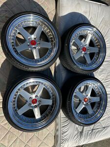 WORK ジスタンスw5s 鳳凰エディション 19×9.5J+16(w)ディスク 新品225/35R19付き 4本セット 限定品 コンポジットバフブラッシュド