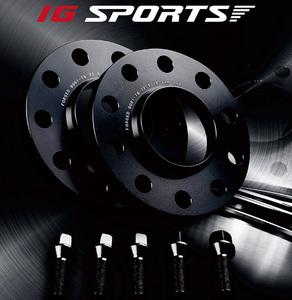 IG SPORTS ユーロスペーサー 2枚セット BMW E系 12mm PCD120 10穴 φ72.6 M12XP1.5 取付座60° 17HEX ハブ付 付属ボルト38mm