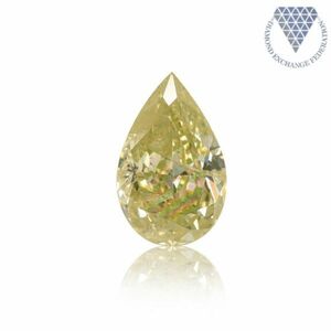 1.04 ct FANCY LIGHT GREEN YELLOW PEAR GIA 天然 ダイヤモンド ルース DIAMOND EXCHANGE FEDERATION