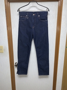 M 美品 23ss SOPHNET. ONE WASHED DENIM HEM ZIP PANTS デニムパンツ SOPH-230050