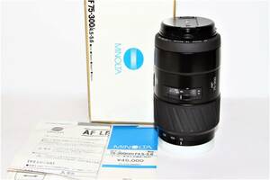 【美品】MINOLTA AF 75-300mm 1:4.5-5.6 ミノルタ