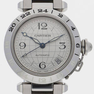 CARTIER カルティエ W31029M7 パシャCシルバー シルバーダイヤル SS 自動巻き メンズ 【121965】