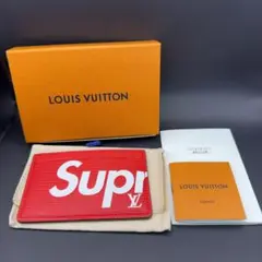 新品 ルイヴィトン supreme カード エピ LOUIS VUITTON