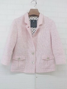 ◇ LOVELESS ラブレス 長袖 ジャケット サイズ36 ピンク系 レディース P