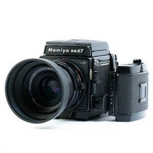 MAMIYA マミヤ RB67 PROFESSIONAL S 中判フィルムカメラ SEKOR C F3.8 90ｍｍ レンズフード フィルムマガジン PRO S 付 動作確認済 #37404