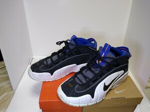 鑑賞用エアマックスペニー（26cm）ナイキ・ニックスカラー/NIKE AIR MAX PENNY B/アンファニー・ハーダウェイ（ANFERNEE HARDAWAY）中古