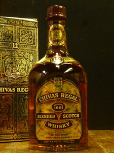 シーバスリーガル12年 78年進口 750ML 43度 台湾・中華民国台湾省表示 CHIVAS REGAL 二国の国旗 ストラスアイラ 旧赤箱　 CVRG台-0529-D